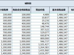 国联人寿鑫运金生终身寿计划书.xlsx