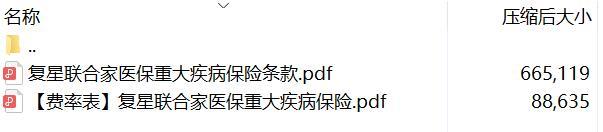 复星联合家医保重大疾病保险条款费率.rar