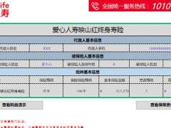 爱心人寿映山红终身寿险月交含减保利益演示建议书.xlsx