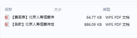 北京人寿恒爱传世终身寿险条款费率.rar