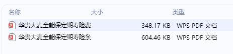 华贵大麦全能保定期寿险条款费率.rar
