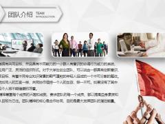 动态红灰色微创业计划书PPT模板43页.pptx