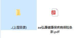 弘康健康保疾病保险条款.rar