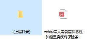 华泰人寿爱嘉保恶性肿瘤重度疾病保险条款.rar