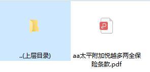 太平附加悦越多两全保险条款.rar
