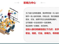 人脉归档表吸引力法则解析19页.pptx