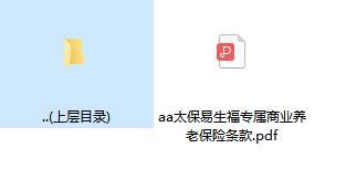 太保易生福专属商业养老保险条款.rar