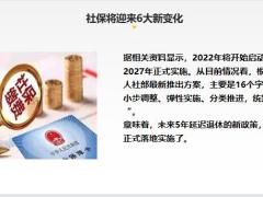 社保将迎来6大新变化2022年养老金继续上调还是要买一份商业养老保险23页.pptx
