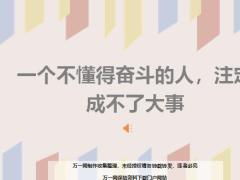 每日鸡汤一个不懂得奋斗的人注定成不了大事.zip