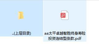 太平卓越智胜终身寿险投资连结型条款.rar