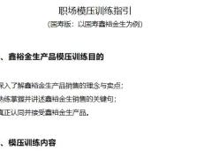 国寿鑫裕金生版职场模压训练指引9页.pptx