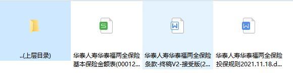 华泰人寿华泰福两全保险条款费率投保规则.rar