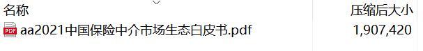 2021中国保险中介市场生态白皮书.rar