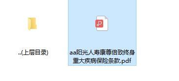 阳光人寿康尊倍致终身重大疾病保险条款.rar