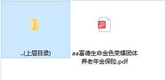 富德生命金色荣耀团体养老年金保险条款.rar