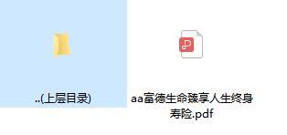 富德生命臻享人生终身寿险条款.rar