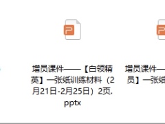 增员专题白领精英关键两问灵魂五问训练材料.zip