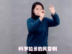视频晨操送你一朵小红花手语舞.zip