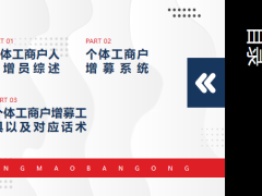 个体工商户人群增员综述增募系统增募工具对应话术17页.pptx