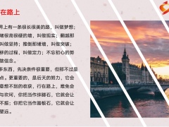 每日正能量人这一辈子从来没有白走的路11页.ppt
