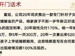 富德生命传世金尊销售逻辑客户画像开门话术说明话术19页.pptx