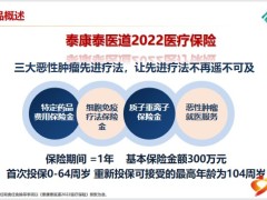 泰康泰医道2022医疗保险产品背景概述解析特点总结32页.pptx