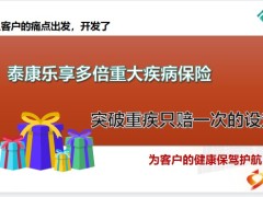 泰康乐享多倍重大疾病保险条款解析博鳌直通服务内容含备注14页.pptx