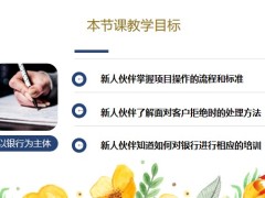 新人伙伴掌握项目操作流程和标准客户拒绝处理49页.pptx