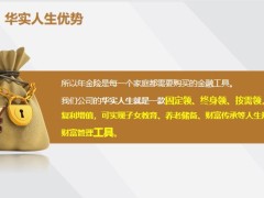 新华人寿华实人生产品年金险的作用优势万能账户31页.pptx