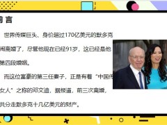 身价超过170亿美元的默多克又离婚接触高净值人群实录指南22页.pptx