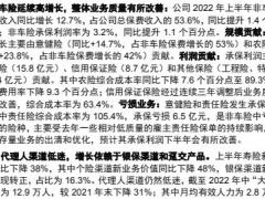中国人保2022中报点评财险周期向上消费属性突出.pdf