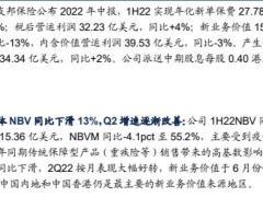 友邦保险2022中报点评投资拖累业绩内地业务有望回暖.pdf
