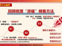泰康添福销售方法梳理案例训练知识运用促成84页.pptx