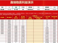 中国人寿鑫瑞稳赢产品自动计划书.xlsx