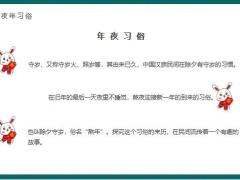 绿白色2023兔年大吉新年PPT模板19页.pptx