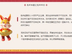 福兔贺岁兔年专题之兔年年份传说生肖来历祝福短信22页.pptx
