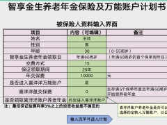弘康智享金生养老年金险利益演示表含万能账户.xlsx
