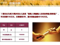 渤海人寿鑫禧人生终身寿险尊享版产品介绍案例分析14页.pptx