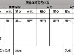 银保新人渠道工具包二网点周检测表客户档案表反馈表监视表.zip