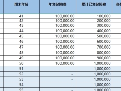 信泰千万传承续航版终身寿险单机版计划书利益演示.xlsx 