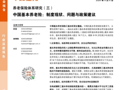 中国基本养老险制度现状问题与政策建议28页.pdf 