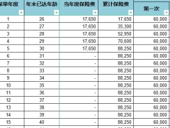 中英人寿爱守护3.0重大疾病保险利益演示.xlsx 