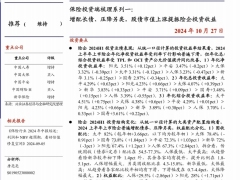 增配长债压降另类股债市值上涨提振险企投资收益22页.pdf 