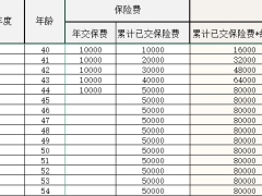 人保健康卓越至尊终身护理保险利益演示表.xlsx 