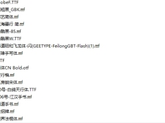 PPT制作常见字体安装包.zip 