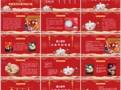 2025红色传统佳节元宵节的介绍PPT模板19页.pptx 