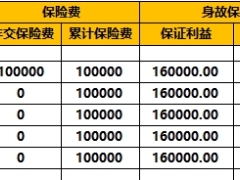 阳光人寿金稳盈G款两全保险分红型产品利益演示.xlsx 