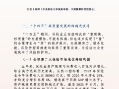 守正创新启新程保险业十四五回顾与十五五发展展望13页.pdf 