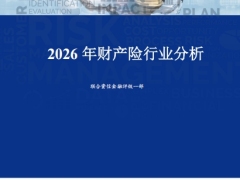 2026年财产险行业分析新能源车险非车险财产险7页.pdf