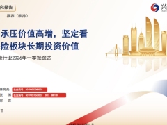 保险行业2026年一季报综述投资承压价值高增坚定看好保险板块长期投资价值29页.pdf 